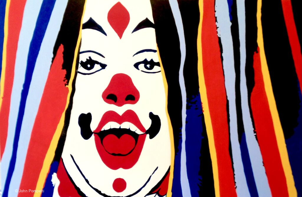 Clown painting