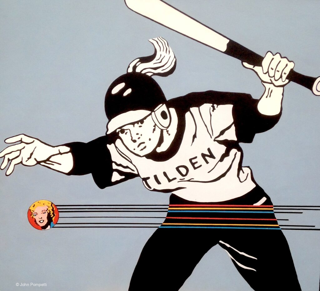 Tilden vs Pleasantville popart painting