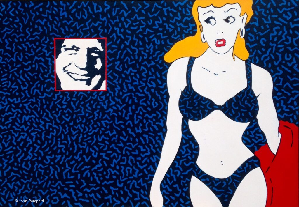 late night pop art painting
